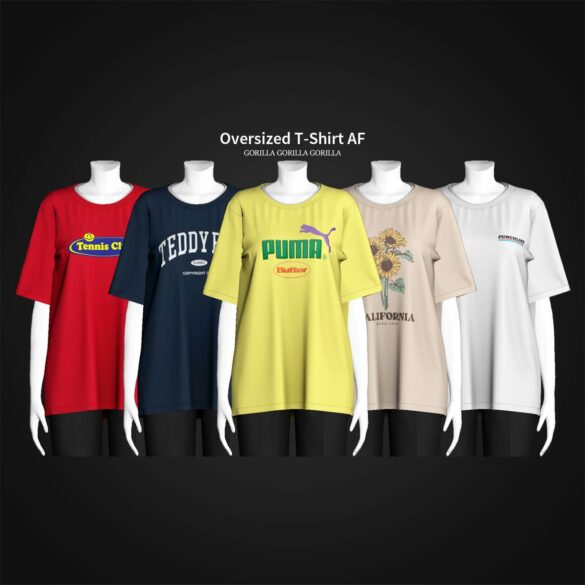 The Sims 4 Oversized T-Shirt at Gorilla