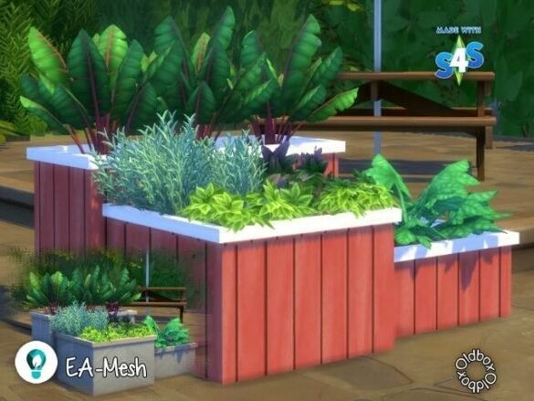 The Sims 4 Plant box at All 4 Sims