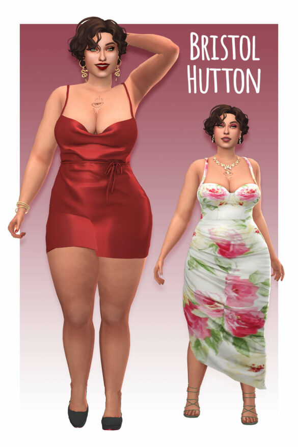 The Sims Plus Size Party Lookbook Cc The Sims