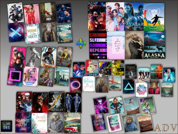 The Sims 4 Poster collections at Arte Della Vita