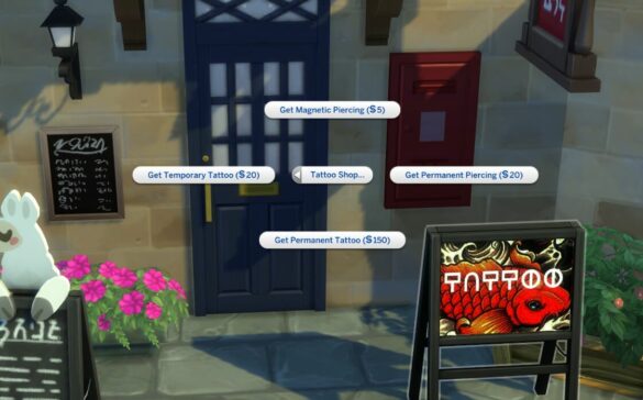 The Sims 4 Rabbit Hole | Tattoo Shop at KAWAIISTACIE