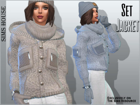 The Sims 4 Set Women’s Teddy Jacket by Sims House