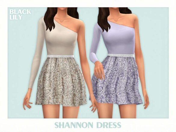 The Sims 4 Shannon Dress by Black Lily