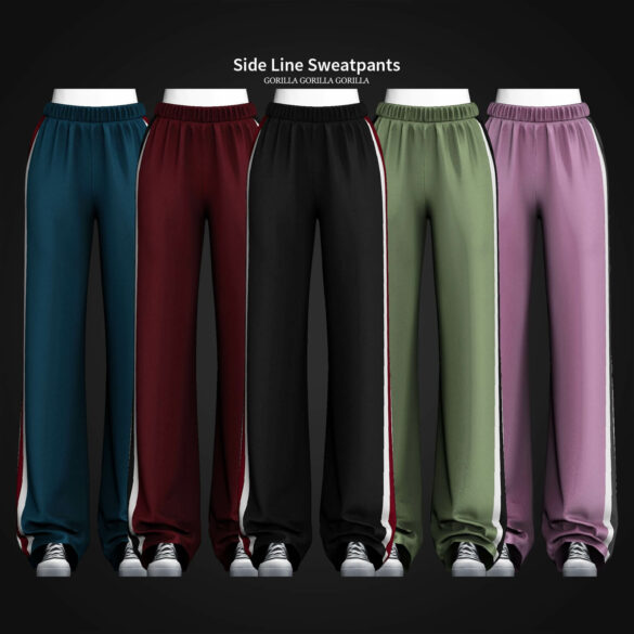 The Sims 4 Side Line Sweatpants at Gorilla