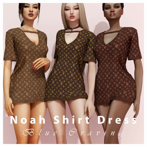 The Sims 4 sims 4 cc noah shirt dress bracelets