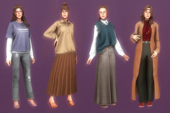 The Sims 4 tara maclay inspired kinda look 1