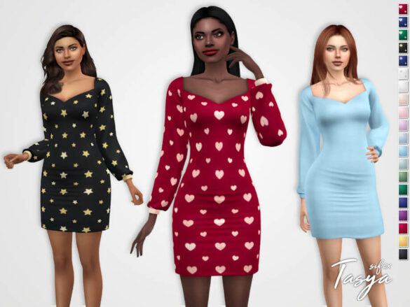 The Sims 4 Tasya Dress by Sifix