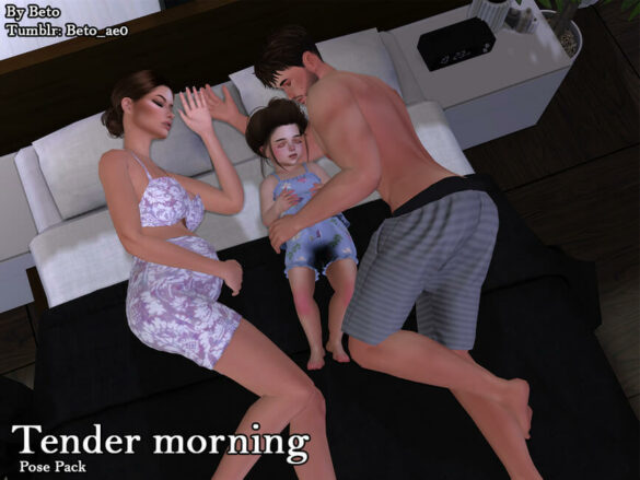 The Sims 4 Tender morning (Pose pack) by Beto_ae0