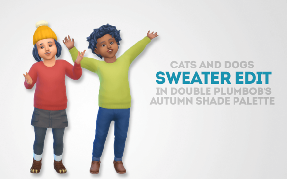 The Sims 4 the lack of cozy toddler clothing