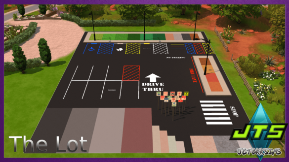 The Sims 4 The Lot Outdoor Set