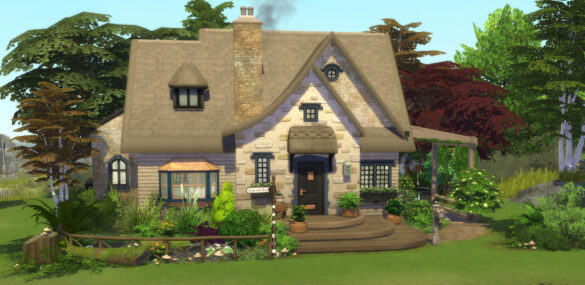 The Sims 4 the sea rose house
