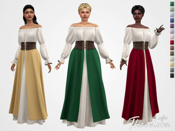 The Sims 4 Theodora Dress by Sifix
