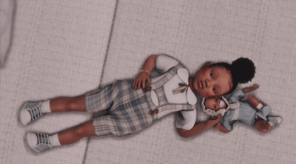 The Sims 4 toddler boys lookbook