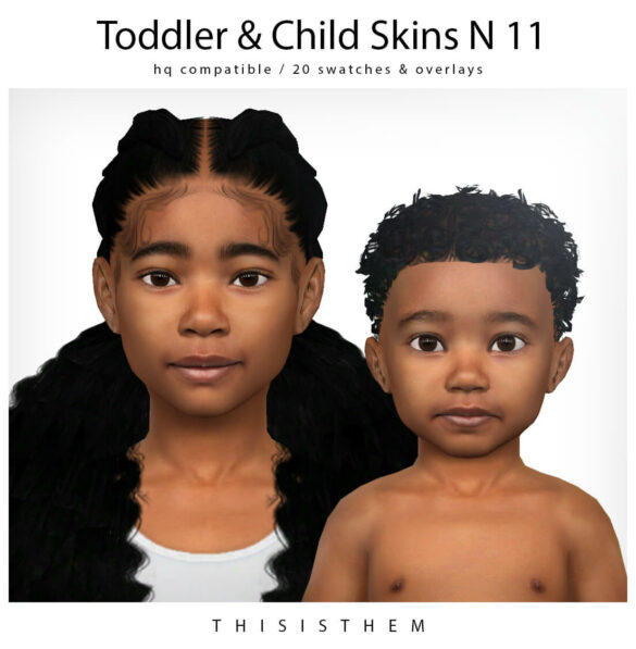 The Sims 4 toddler child skins n 11