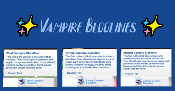 The Sims 4 Vampire Bloodlines