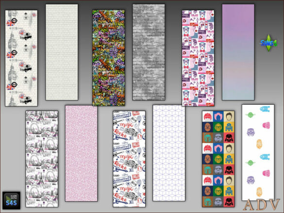 Wallpapers for teens by Mabra at Arte Della Vita