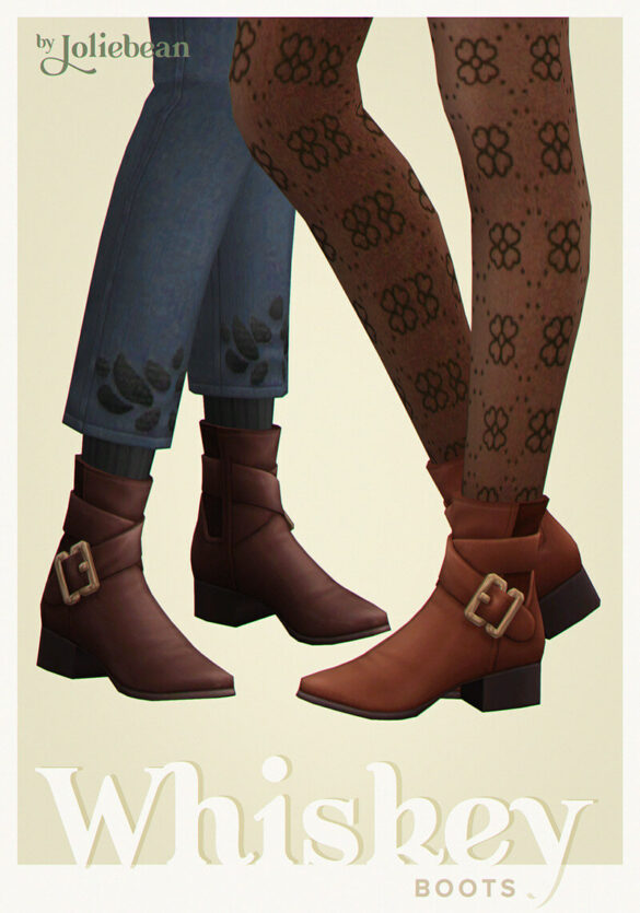The Sims 4 Whiskey Boots at Joliebean