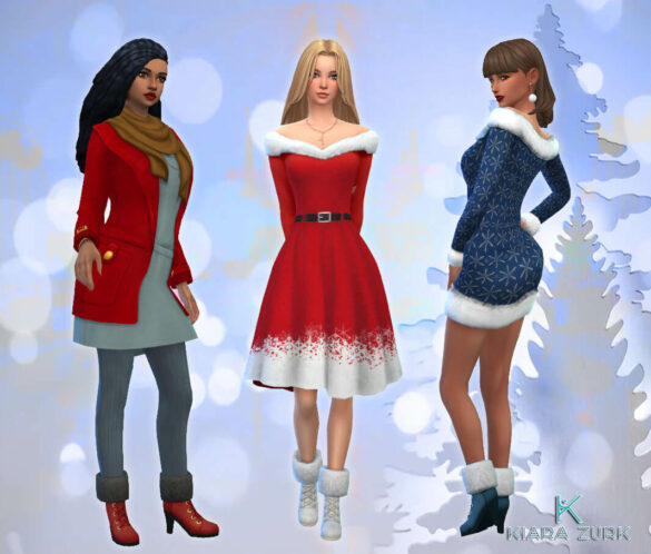 The Sims 4 Winter Boots at My Stuff Origin