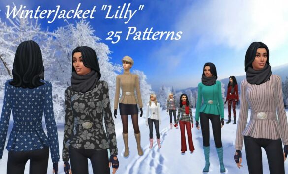 The Sims 4 Winter Jacket Lilly at Birksches Sims Blog