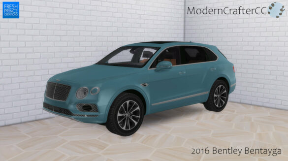 The Sims 4 2016 Bentley Bentayga at Modern Crafter CC