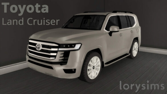 The Sims 4 2022 Toyota Land Cruiser from Lory Sims