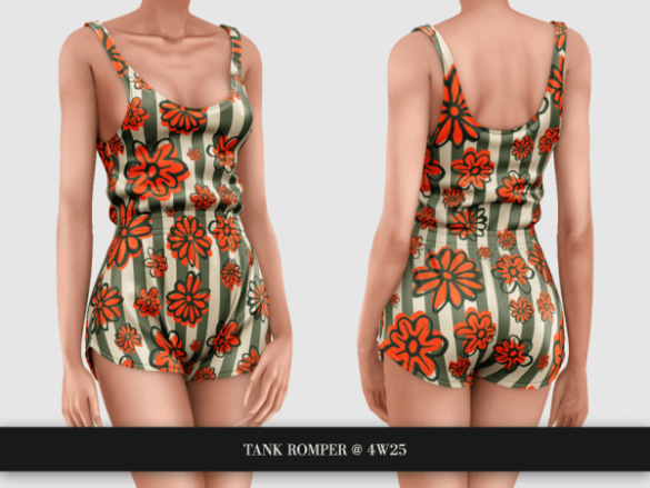 The Sims 4 4w25 – Tank Romper