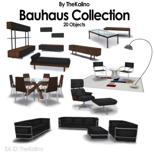 The Sims 4 bauhaus collection compete