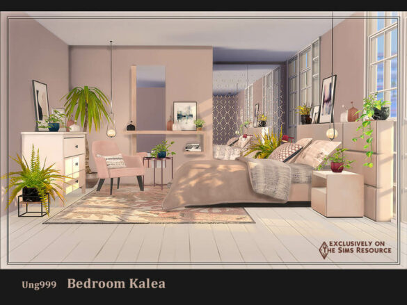 The Sims 4 Bedroom Kalea by ung999 at TSR