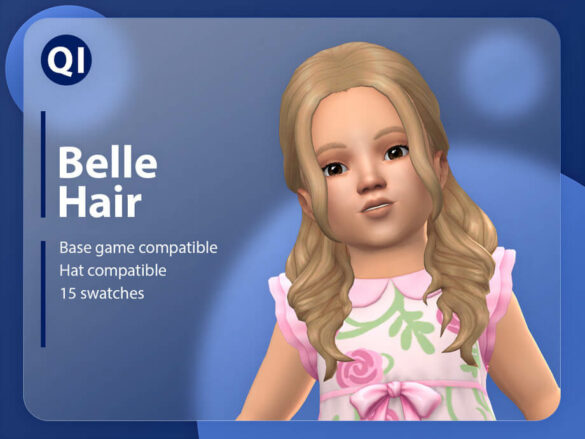 The Sims 4 Belle Hair by qicc