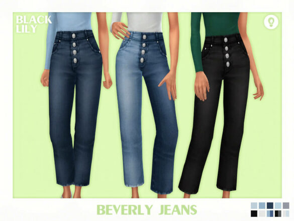 The Sims 4 Beverly Jeans by Black Lily