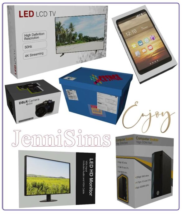 The Sims 4 BOX DECORATIVE at Jenni Sims