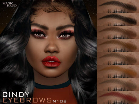The Sims 4 Cindy Eyebrows N108 by MagicHand
