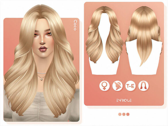 The Sims 4 Coco Hairstyle by Enriques4