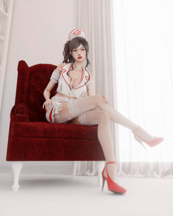 doa cure angel outfit set includes dress shoes