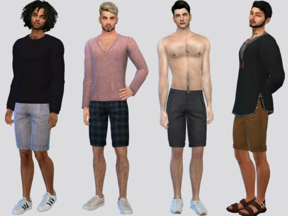 The Sims 4 Don Chino Shorts by McLayneSims at TSR