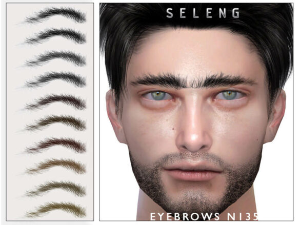 The Sims 4 Eyebrows N135 by Seleng