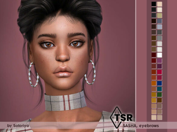 The Sims 4 Eyebrows Sasha by soloriya at TSR