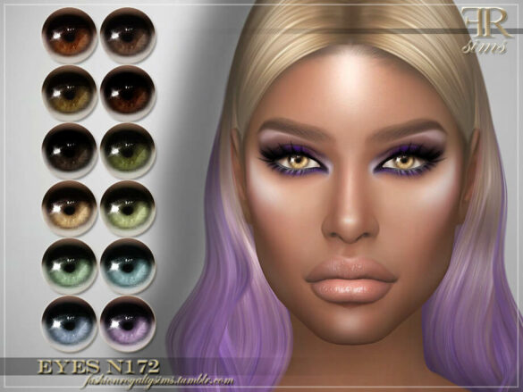 The Sims 4 Eyes N172 by FashionRoyaltySims
