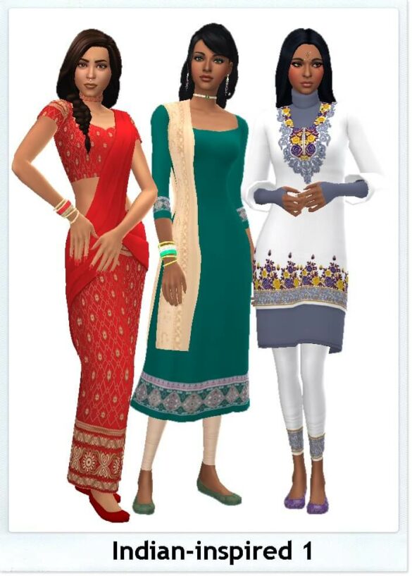 The Sims 4 Indian-inspired 1 at TSR