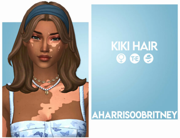The Sims 4 Kiki Hair -AHarris00Britney