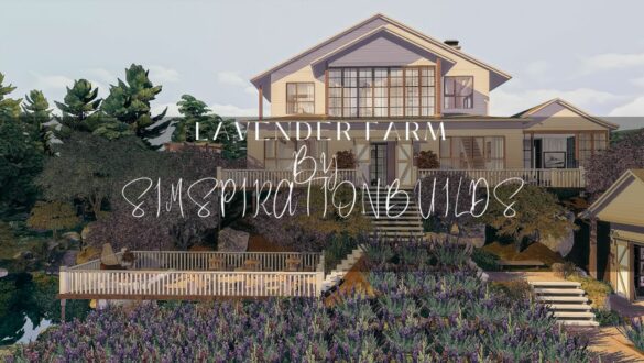 The Sims 4 Lavender Farm at Simspiration Builds