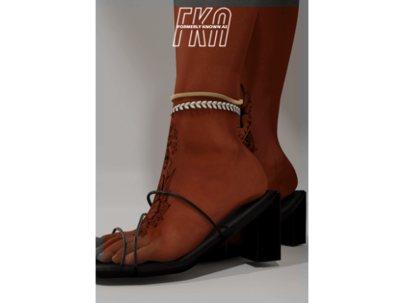 The Sims 4 Leaf Anklet by FKA