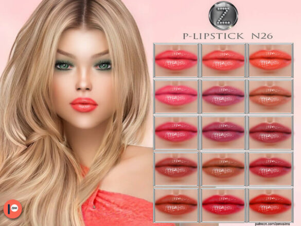 The Sims 4 LIPSTICK N26 by ZENX