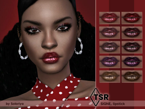 The Sims 4 Lipstick Signe by soloriya at TSR