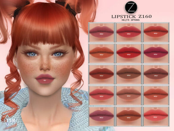 The Sims 4 LIPSTICK Z160 by ZENX