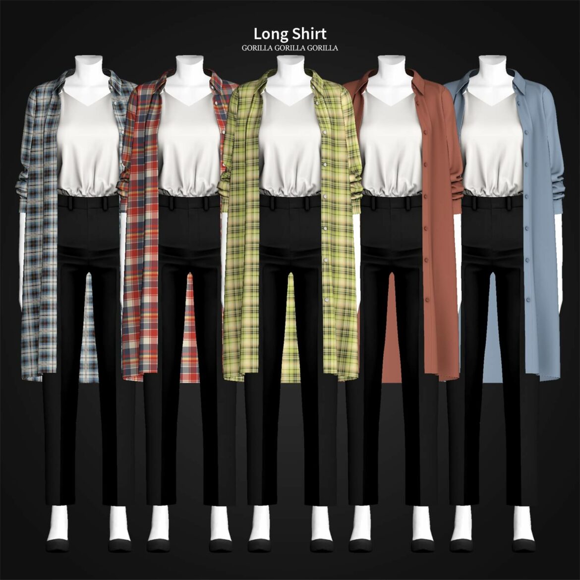 The Sims 4 Long Shirt at Gorilla