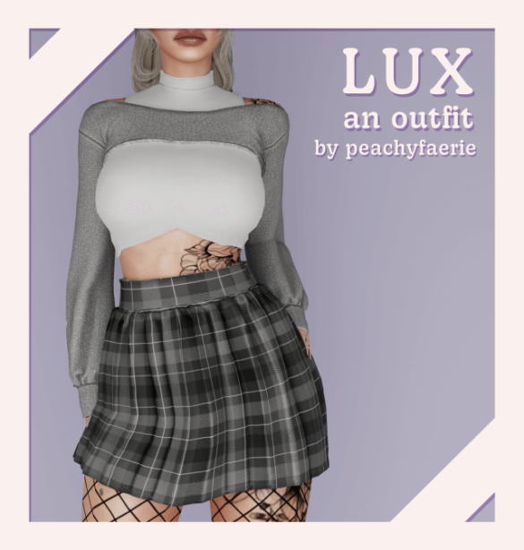 The Sims 4 LUX OUTFIT