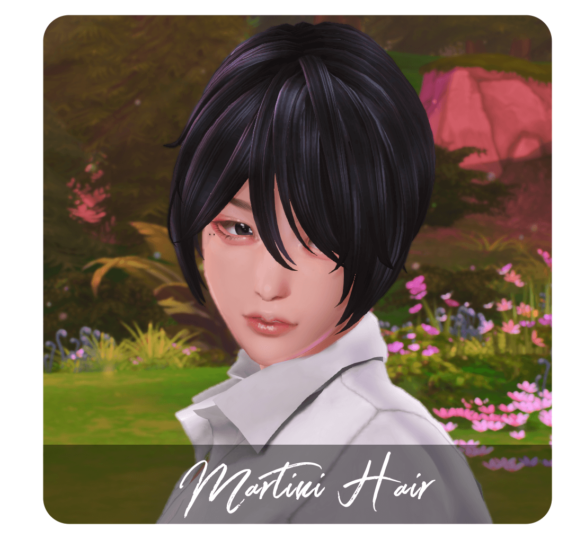 The Sims 4 martini hair bgc 24 ea swatches all gen