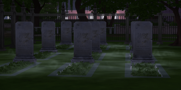 The Sims 4 Mausoleum Clerk (3 to 4 conversion)