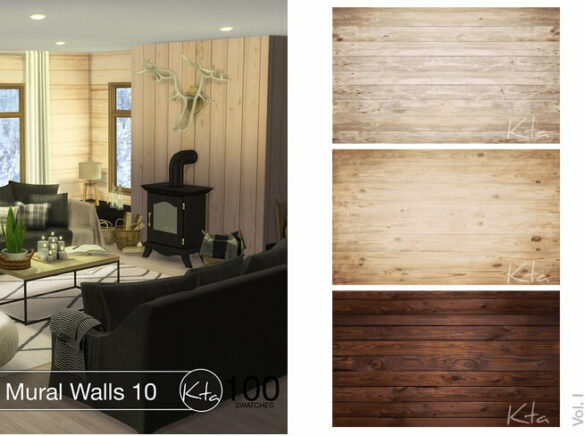 The Sims 4 Mural Walls 10 Vol. I & II at Ktasims